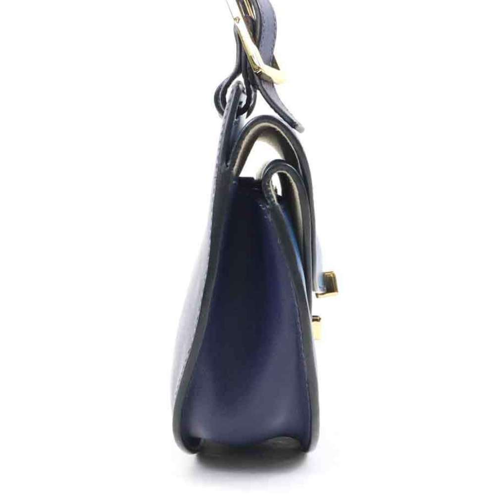 Navy & Cream Monogram Medium Blondie Crossbody Bag